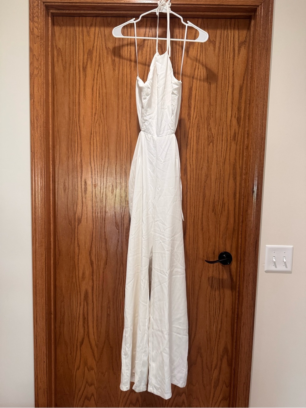 Do+Be White Halter Jumpsuit - Picture 2 of 3